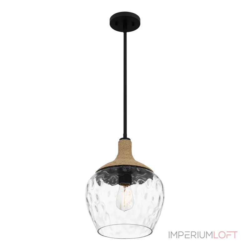 Подвесной светильник Quoizel Royer QZ-ROYER-1P-MBK от ImperiumLoft Подвесной светильник Quoizel Royer QZ-ROYER-1P-MBK от ImperiumLoft