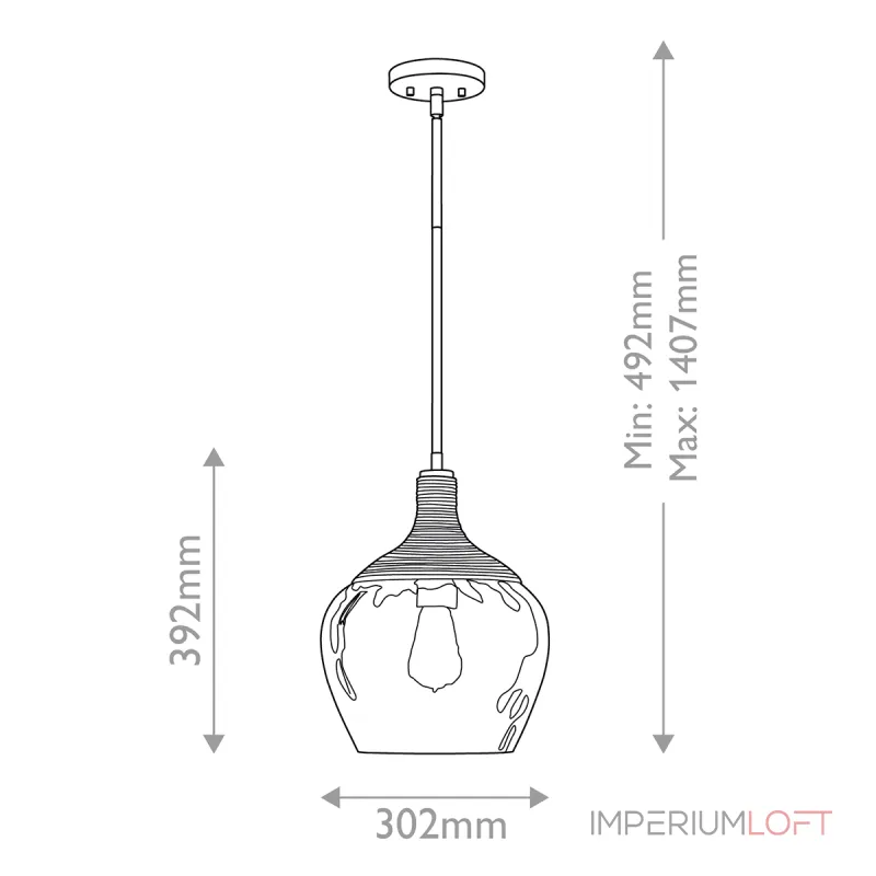 Подвесной светильник Quoizel Royer QZ-ROYER-1P-MBK от ImperiumLoft Подвесной светильник Quoizel Royer QZ-ROYER-1P-MBK от ImperiumLoft