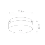 Потолочный светильник для ванной комнаты Elstead Lighting Tamar TAMAR-F-M-PG от ImperiumLoft