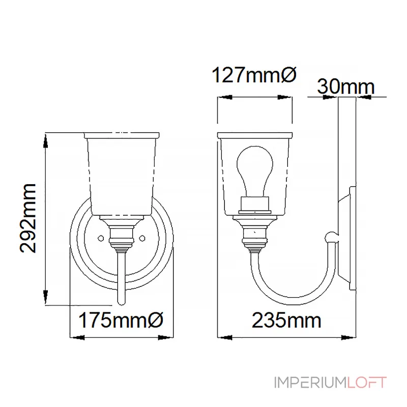 Бра Kichler Waverly KL-WAVERLY1-NBR от ImperiumLoft Бра Kichler Waverly KL-WAVERLY1-NBR от ImperiumLoft