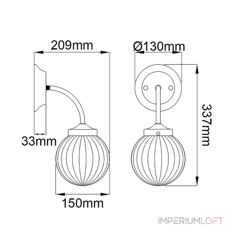 Бра Elstead Lighting Cosmos DL-COSMOS1 от ImperiumLoft Бра Elstead Lighting Cosmos DL-COSMOS1 от ImperiumLoft