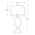 Настольная лампа Quoizel Dennison QZ-DENNISON-PB от ImperiumLoft