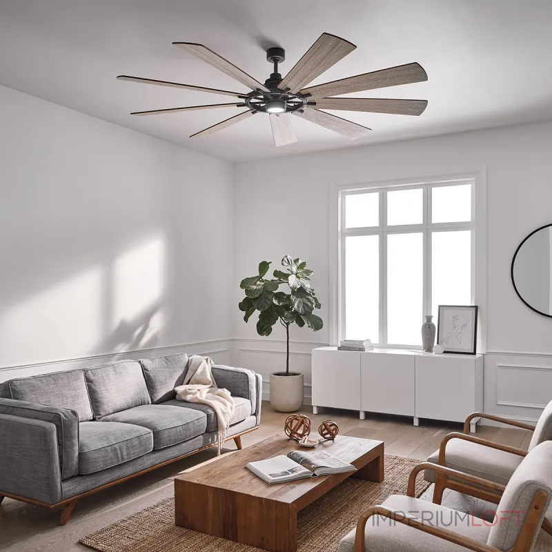 Люстра-вентилятор Kichler Gentry xl KLF-GENTRY-85-WZ от ImperiumLoft