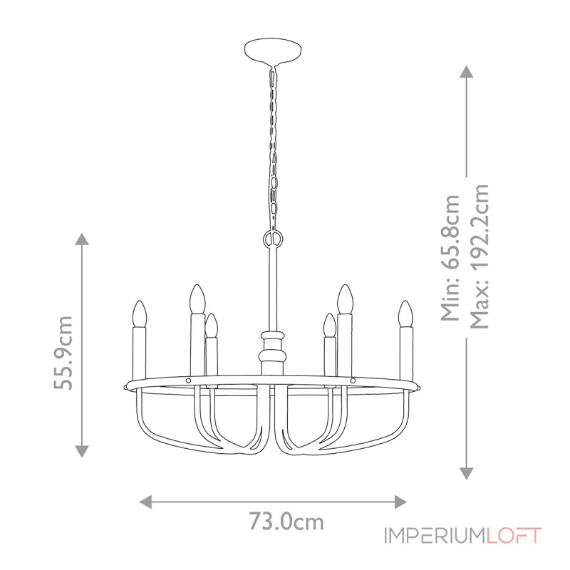 Люстра Kichler Capitol hill KL-CAPITOL-HILL6-BN от ImperiumLoft