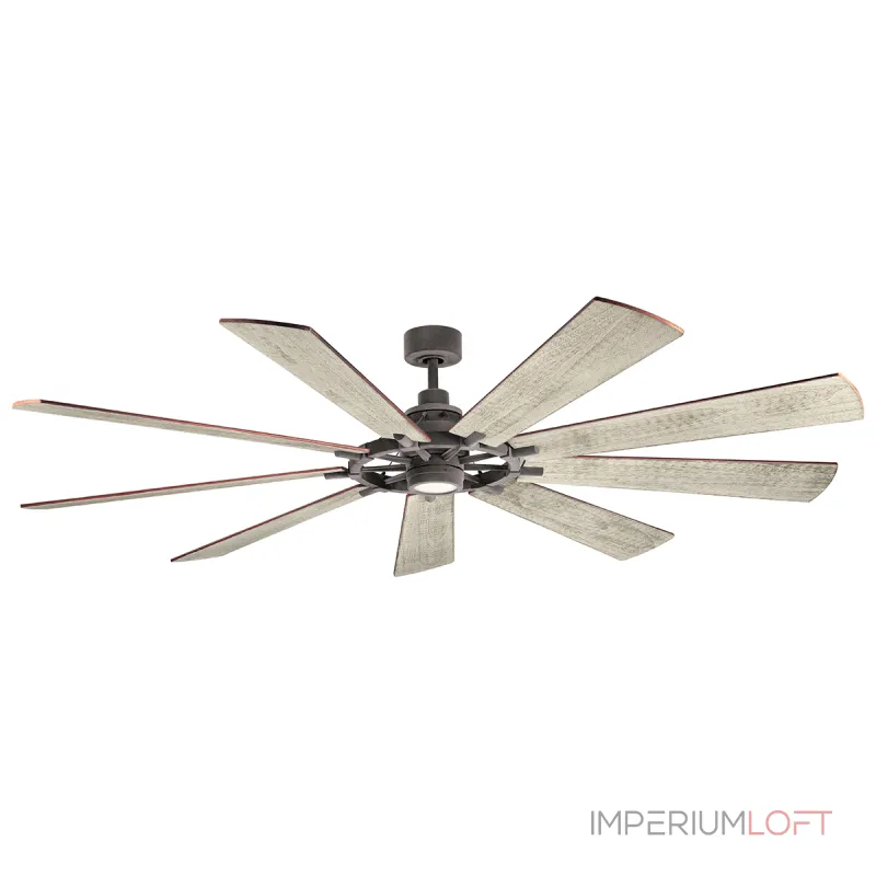 Люстра-вентилятор Kichler Gentry xl KLF-GENTRY-85-WZ от ImperiumLoft