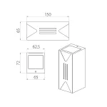 Настенный фонарь Natural Concepts Dwell NC-023028-DG от ImperiumLoft