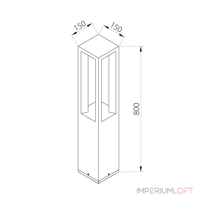 Фонарный столб Natural Concepts Dwell NC-003104-80-DG от ImperiumLoft Фонарный столб Natural Concepts Dwell NC-003104-80-DG от ImperiumLoft