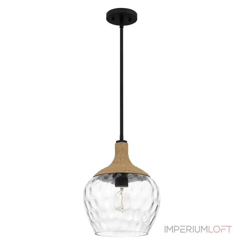 Подвесной светильник Quoizel Royer QZ-ROYER-1P-MBK от ImperiumLoft Подвесной светильник Quoizel Royer QZ-ROYER-1P-MBK от ImperiumLoft