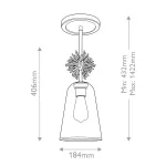 Подвесной светильник Elstead Lighting Staring STARING-MP-DG-CLEAR от ImperiumLoft