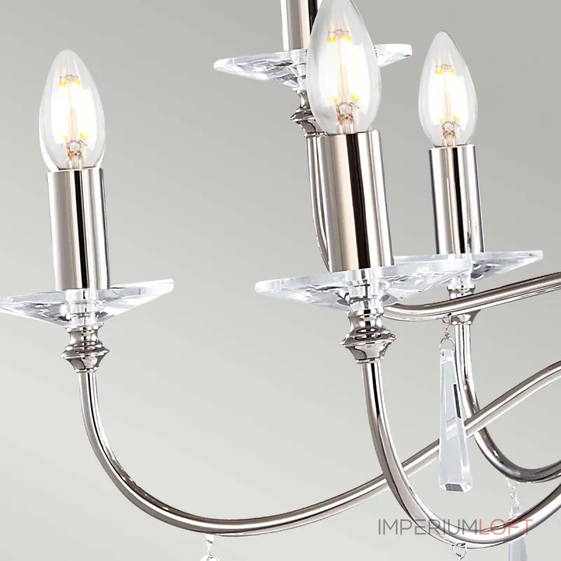 Люстра Elstead Lighting Finsbury park FP9-POL-NICKEL от ImperiumLoft
