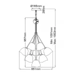 Подвесной светильник Hinkley Nula QN-NULA-15P от ImperiumLoft