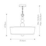 Подвесной светильник Hinkley Zelda HK-ZELDA-P-B-PN от ImperiumLoft