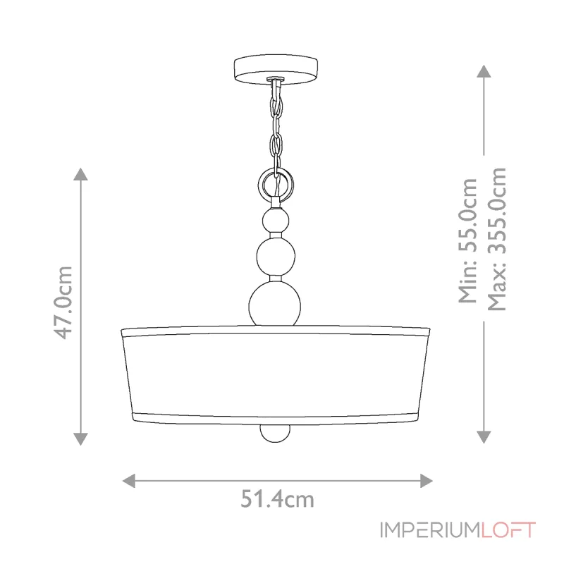 Подвесной светильник Hinkley Zelda HK-ZELDA-P-B-PN от ImperiumLoft