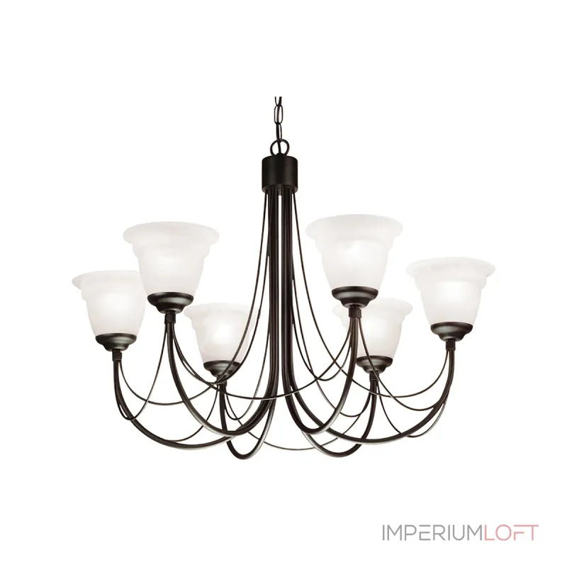 Люстра Elstead Lighting Carisbrooke CB6-BLACK от ImperiumLoft Люстра Elstead Lighting Carisbrooke CB6-BLACK от ImperiumLoft