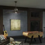 Люстра-вентилятор Kichler Phree KLF-PHREE-56-BN от ImperiumLoft