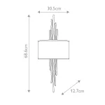Бра Hinkley Spyre HK-SPYRE2-CPG от ImperiumLoft