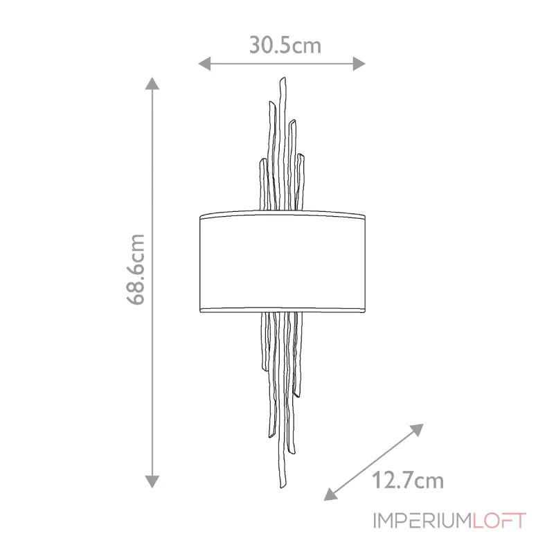 Бра Hinkley Spyre HK-SPYRE2-CPG от ImperiumLoft