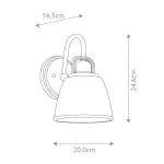 Бра для ванной Quoizel Dublin QZ-DUBLIN1-PNBR от ImperiumLoft