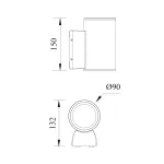 Настенный фонарь Natural Concepts Dwell NC-803072-DG от ImperiumLoft