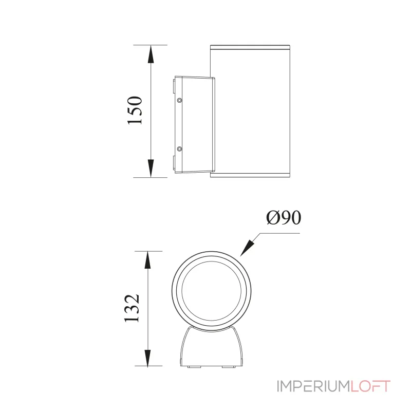 Настенный фонарь Natural Concepts Dwell NC-803072-DG от ImperiumLoft Настенный фонарь Natural Concepts Dwell NC-803072-DG от ImperiumLoft