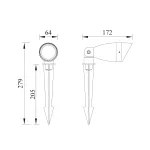Ландшафтный свет Natural Concepts Dwell NC-003731DZ-DG от ImperiumLoft