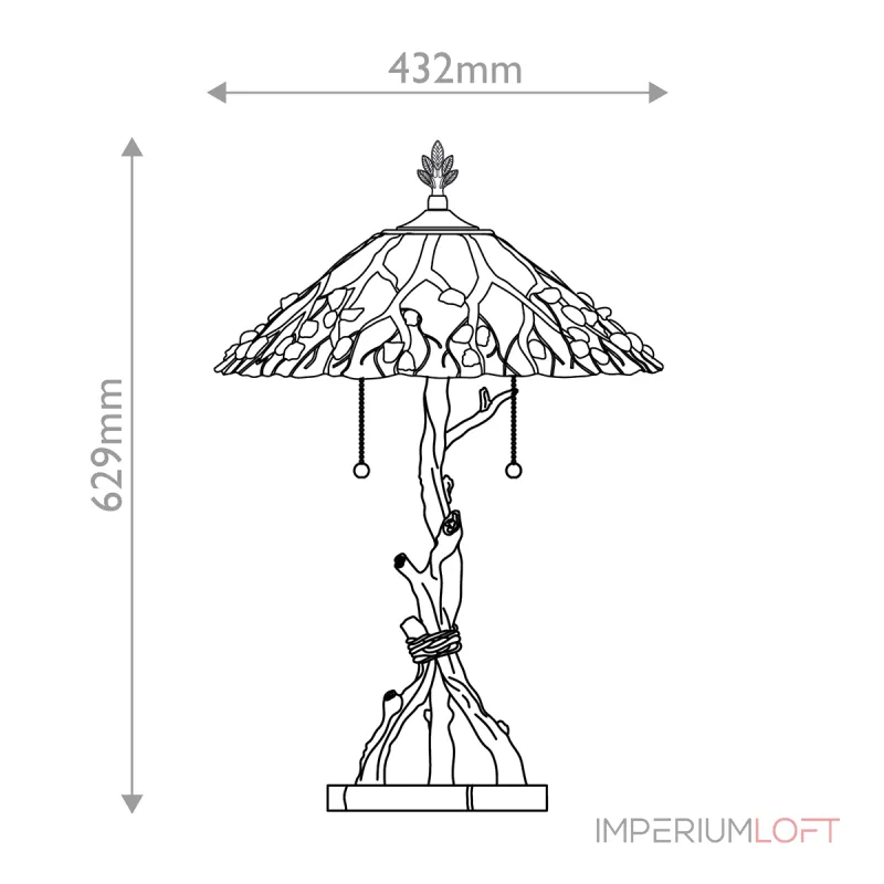 Настольная лампа Quoizel Whispering QZ-WHISPERING-TL-VB от ImperiumLoft Настольная лампа Quoizel Whispering QZ-WHISPERING-TL-VB от ImperiumLoft