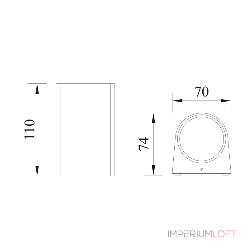 Настенный фонарь Natural Concepts Dwell NC-003332-DG от ImperiumLoft