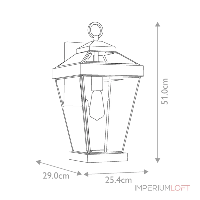 Настенный фонарь Quoizel Ravine QZ-RAVINE2-L от ImperiumLoft