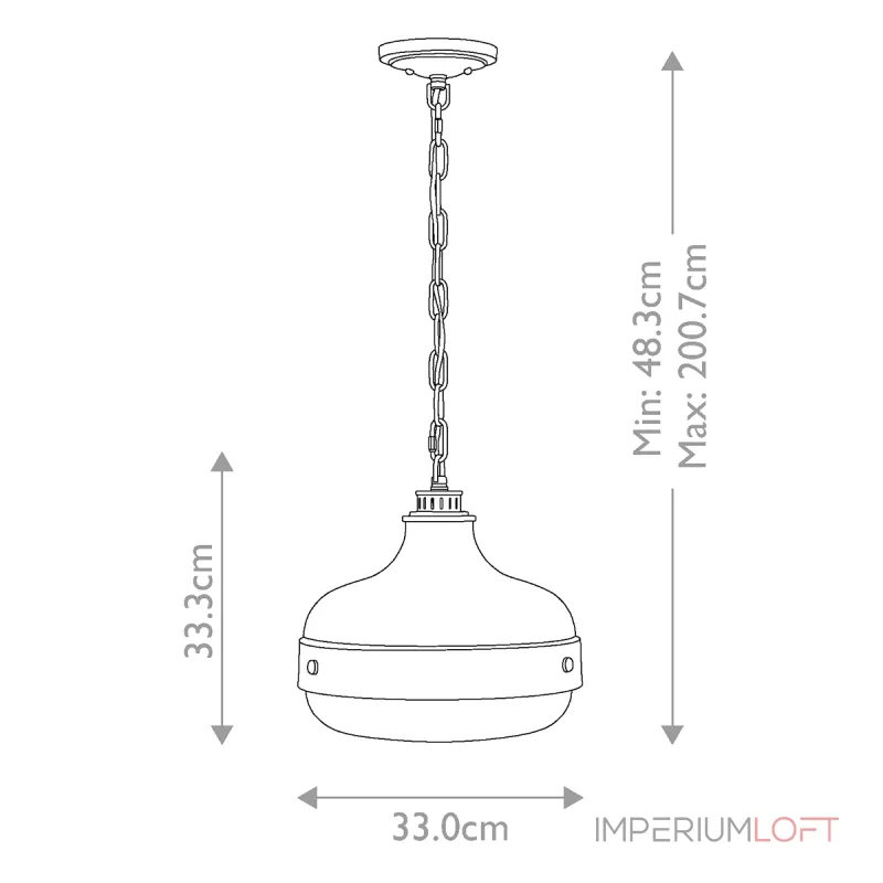 Подвесной светильник Feiss Cadence (fe) FE-CADENCE-2P-MB от ImperiumLoft