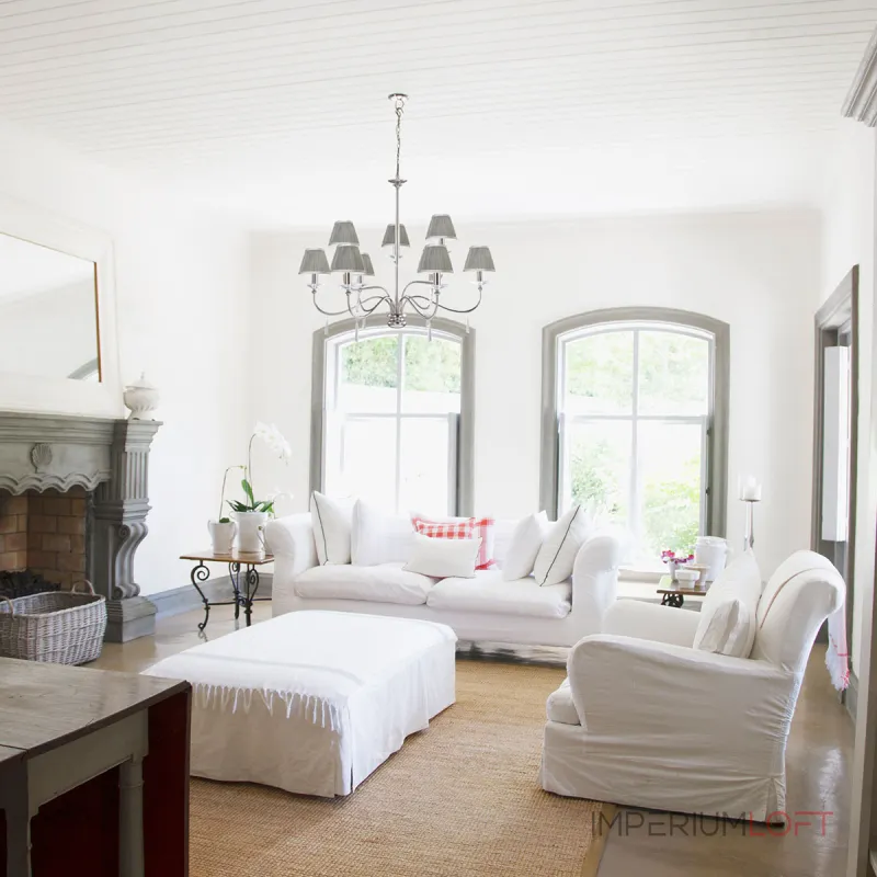 Люстра Elstead Lighting Finsbury park FP9-POL-NICKEL от ImperiumLoft