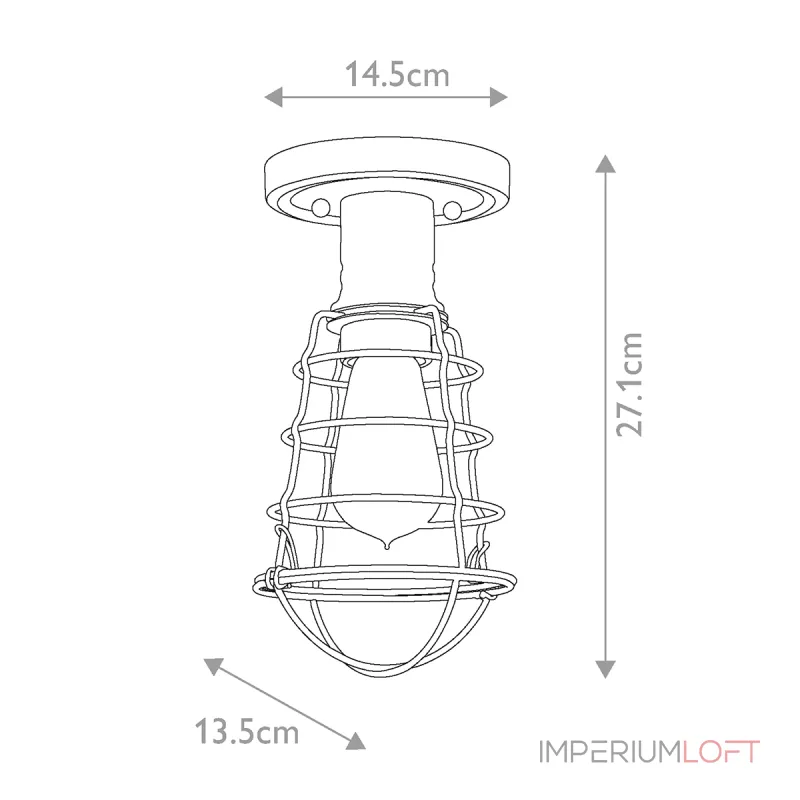 Потолочный светильник Quoizel Mixon QZ-MIXON-SF-PN от ImperiumLoft Потолочный светильник Quoizel Mixon QZ-MIXON-SF-PN от ImperiumLoft