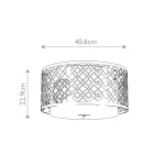 Потолочный светильник Elstead Lighting Ziggy ZIGGY-F-M-LG от ImperiumLoft