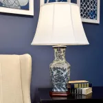 Настольная лампа Elstead Lighting Blue hex BLUE-HEX-TL от ImperiumLoft