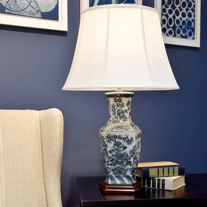 Настольная лампа Elstead Lighting Blue hex BLUE-HEX-TL от ImperiumLoft Настольная лампа Elstead Lighting Blue hex BLUE-HEX-TL от ImperiumLoft