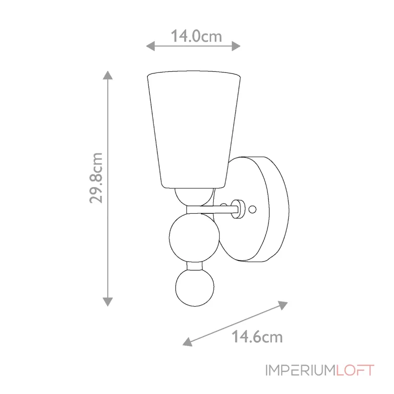 Бра Hinkley Zelda HK-ZELDA1-PN от ImperiumLoft Бра Hinkley Zelda HK-ZELDA1-PN от ImperiumLoft