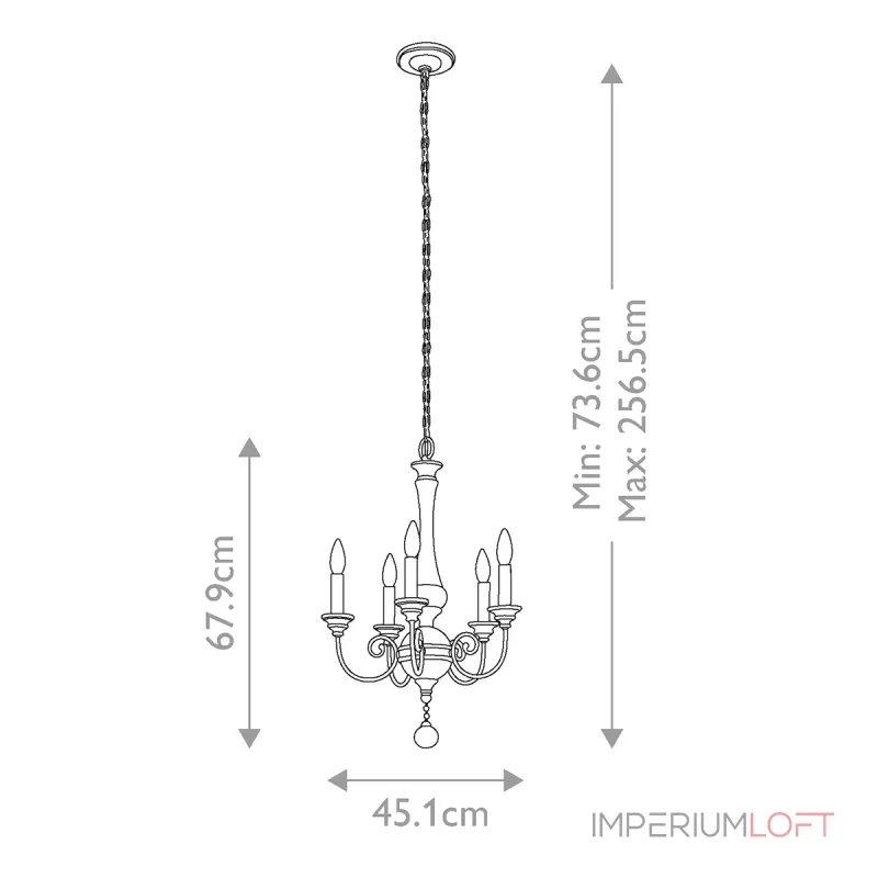 Люстра Kichler Rosalie KL-ROSALIE-5A от ImperiumLoft