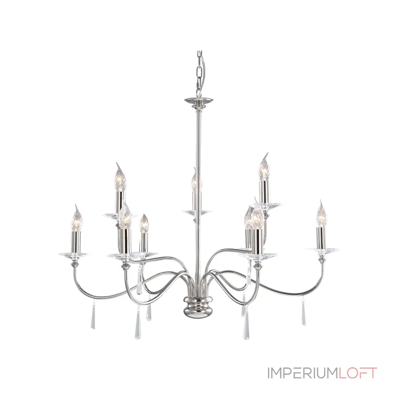 Люстра Elstead Lighting Finsbury park FP9-POL-NICKEL от ImperiumLoft