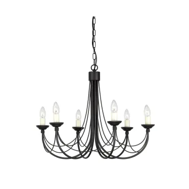 Люстра Elstead Lighting Carisbrooke CB6-BLACK Люстра Elstead Lighting Carisbrooke CB6-BLACK