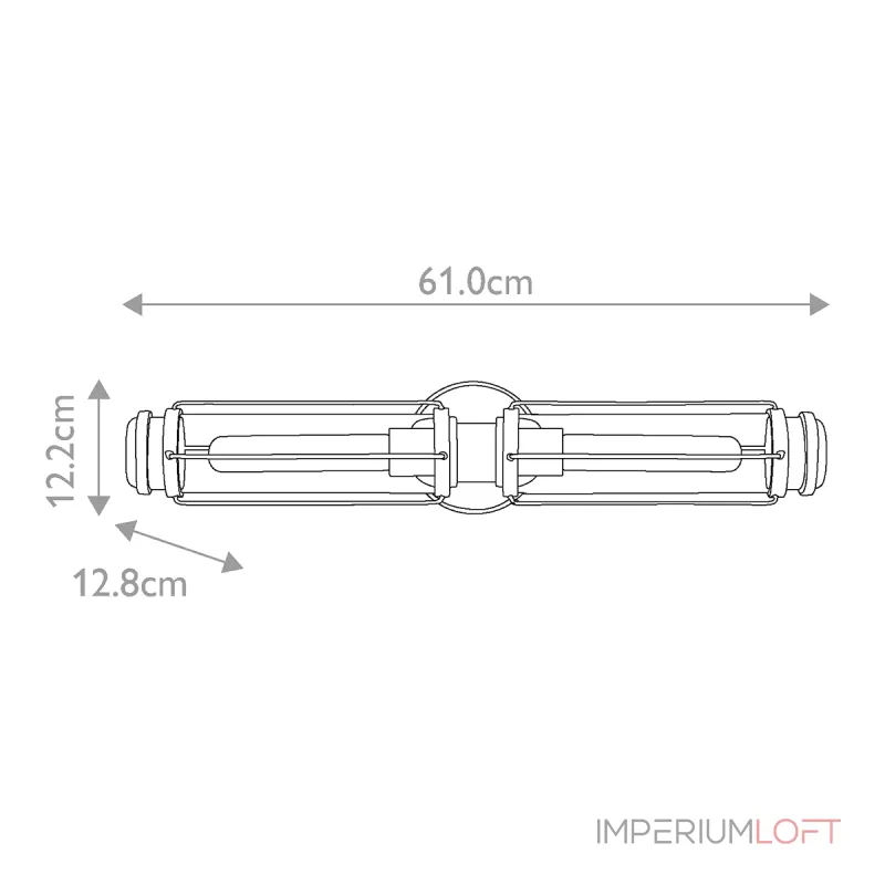 Бра для ванных комнат Hinkley Masthead HK-MASTHEAD2-HBBK от ImperiumLoft