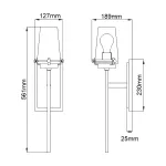 Бра Kichler Alton (kh) KL-ALTON1-BATH-BB от ImperiumLoft