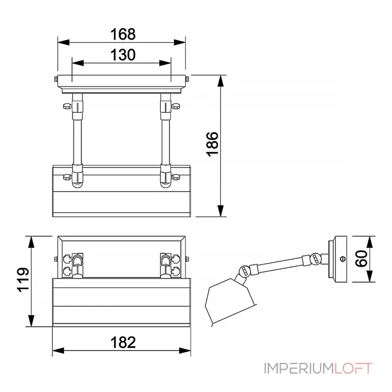 Светильник для картин Elstead Lighting Chawton CHAWTON-PLS-AB от ImperiumLoft Светильник для картин Elstead Lighting Chawton CHAWTON-PLS-AB от ImperiumLoft