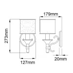 Бра Kichler Lacey KL-LACEY1-MB от ImperiumLoft