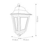 Настенный фонарь Elstead Lighting Deco lane DECO-LANE7-BLACK от ImperiumLoft