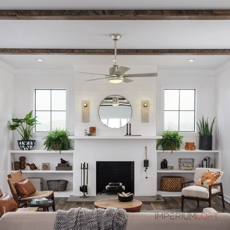 Люстра-вентилятор Kichler Colerne KLF-COLERNE-52-BN от ImperiumLoft Люстра-вентилятор Kichler Colerne KLF-COLERNE-52-BN от ImperiumLoft