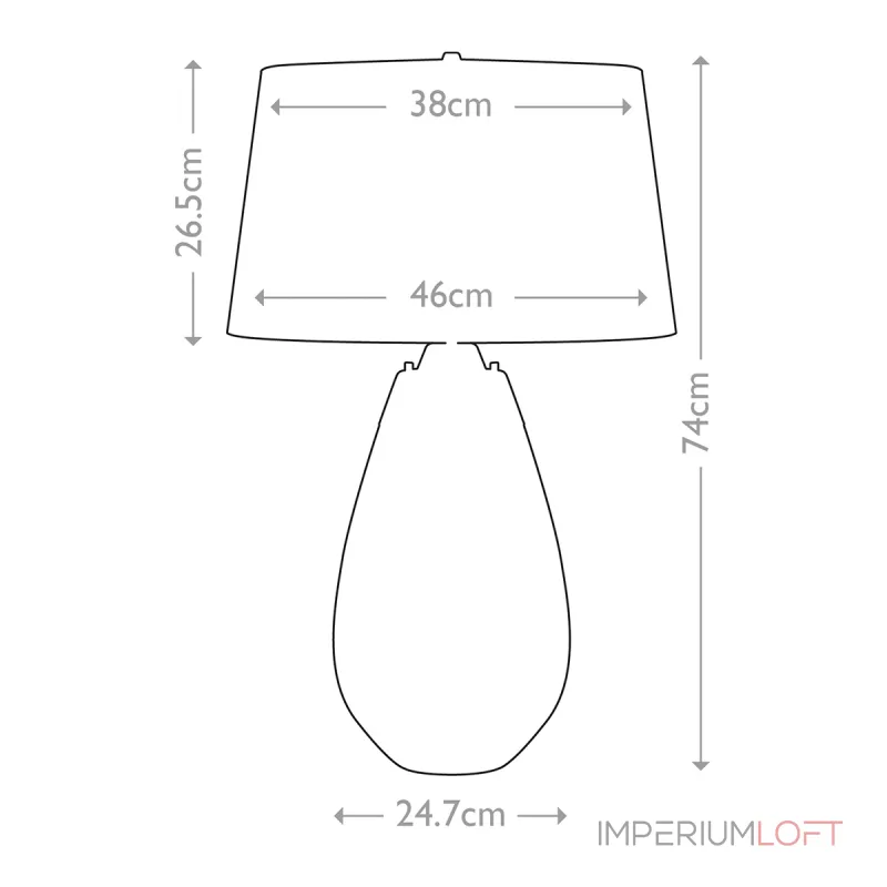 Настольная лампа Elstead Lighting Lena large LENA-TL-L-PLUM-OWSS от ImperiumLoft Настольная лампа Elstead Lighting Lena large LENA-TL-L-PLUM-OWSS от ImperiumLoft