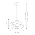 Подвесной светильник Hinkley Lotus QN-LOTUS-P-BLK от ImperiumLoft