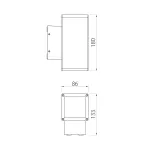 Настенный фонарь Natural Concepts Dwell NC-803472-DG от ImperiumLoft