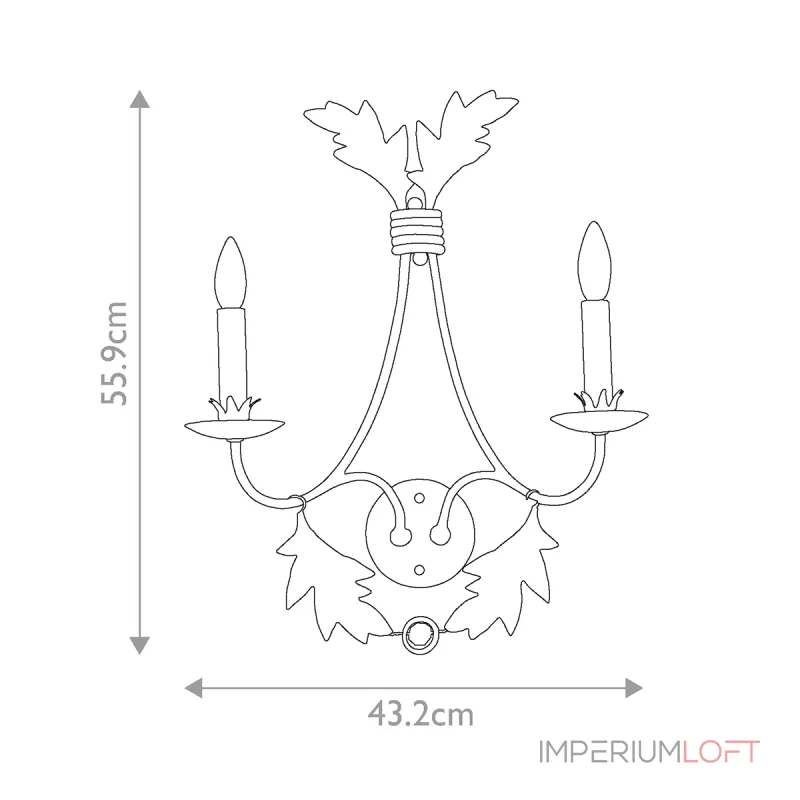 Бра Flambeau Sweet olive FB-SWEET-OLIVE2 от ImperiumLoft
