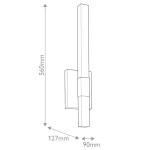 Настенный фонарь Kichler Nocar KL-NOCAR-M-BK от ImperiumLoft