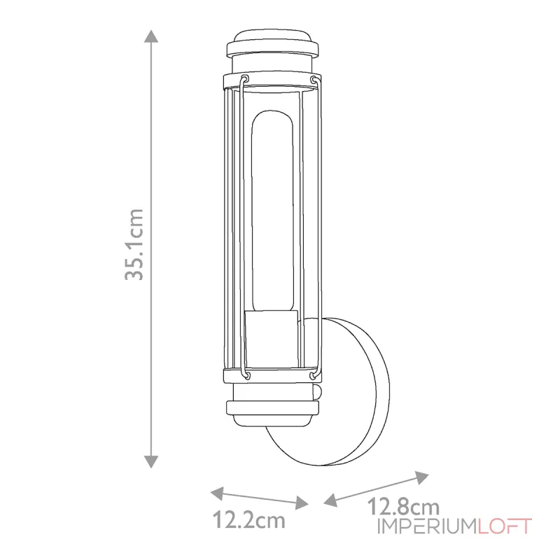 Бра для ванных комнат Hinkley Masthead HK-MASTHEAD1-PCBK от ImperiumLoft